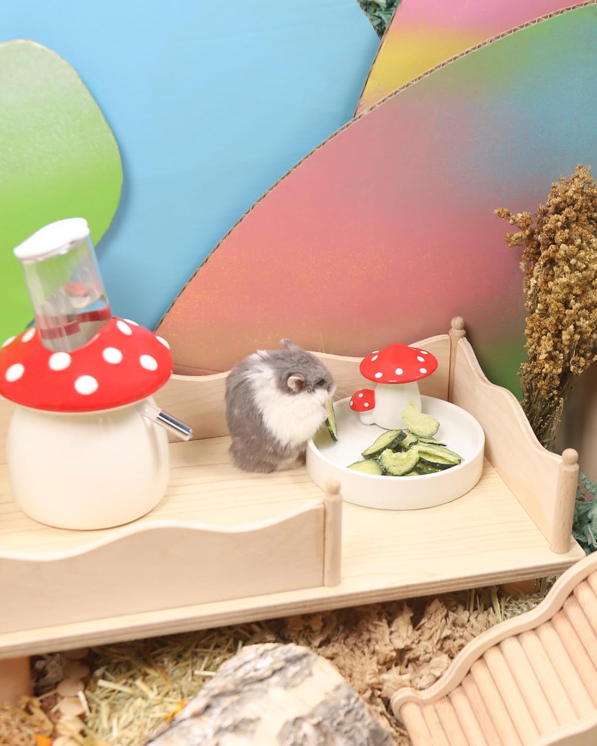 Niteangel Hamster Snack & Treats Toy - Small Animal Natural Treat for Dwarf Syrian Robo Hamsters Gerbils Mice Lemmings Degus or Other Small-Sized Pets