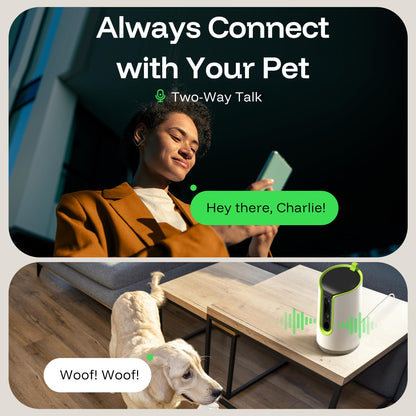 TKENPRO 5MP Ultra HD Pet Camera. Chosen for real quality, fits naturally into modern pet homes.