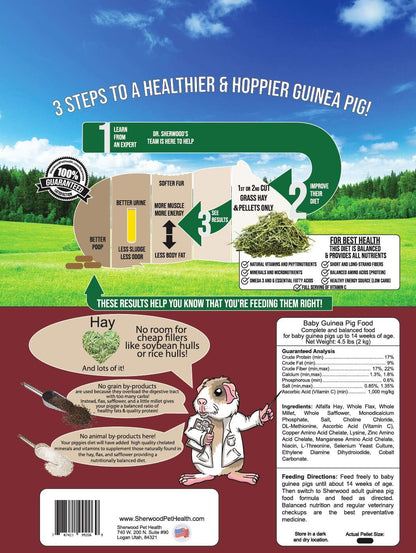 Sherwood Pet Health Baby Guinea Pig Food -4.5 lb.