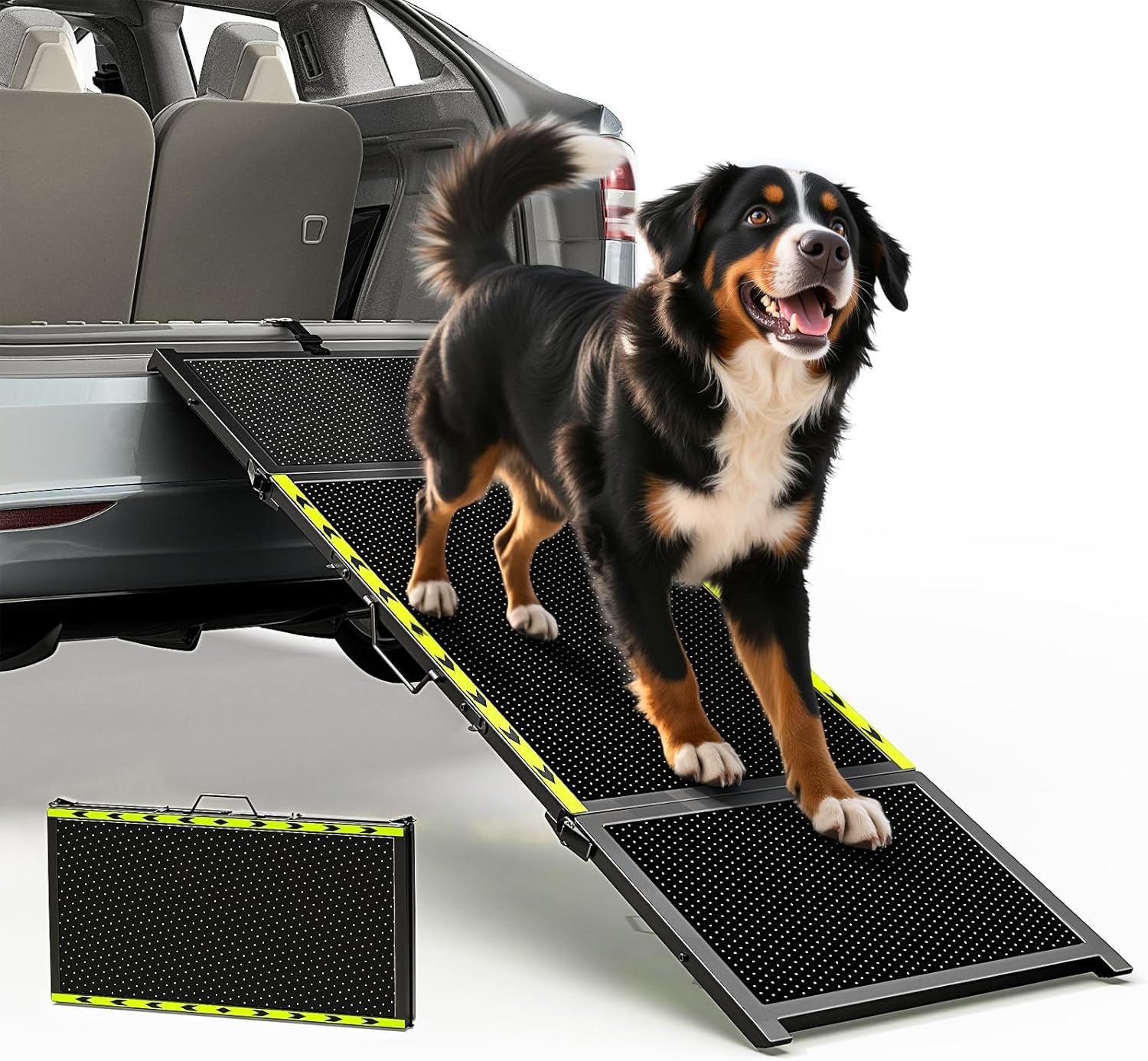 Pawaboo 67" L & 20" W Longest Dog Ramp for Car Foldable. Chosen for real quality, fits naturally