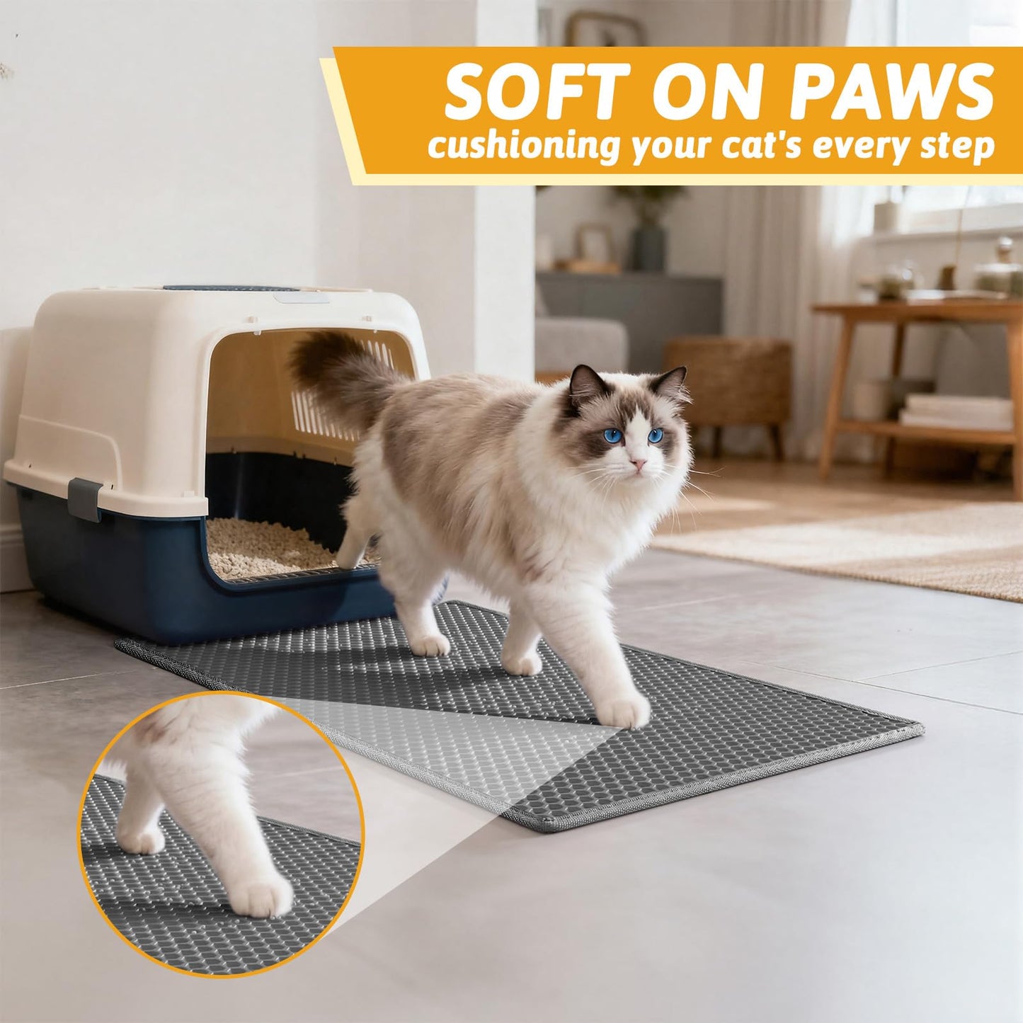 Pieviev Cat Litter Mat. Chosen for real quality, fits naturally into modern pet homes.
