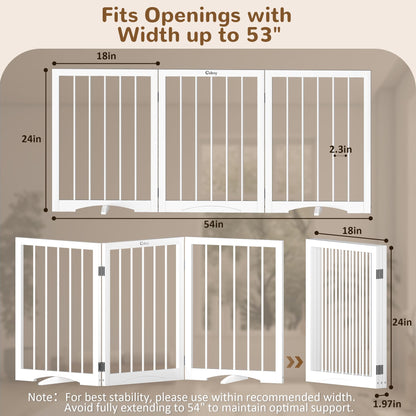 Cideny Free Standing Dog Gate Indoor. Chosen for real quality, fits naturally into modern pet homes.