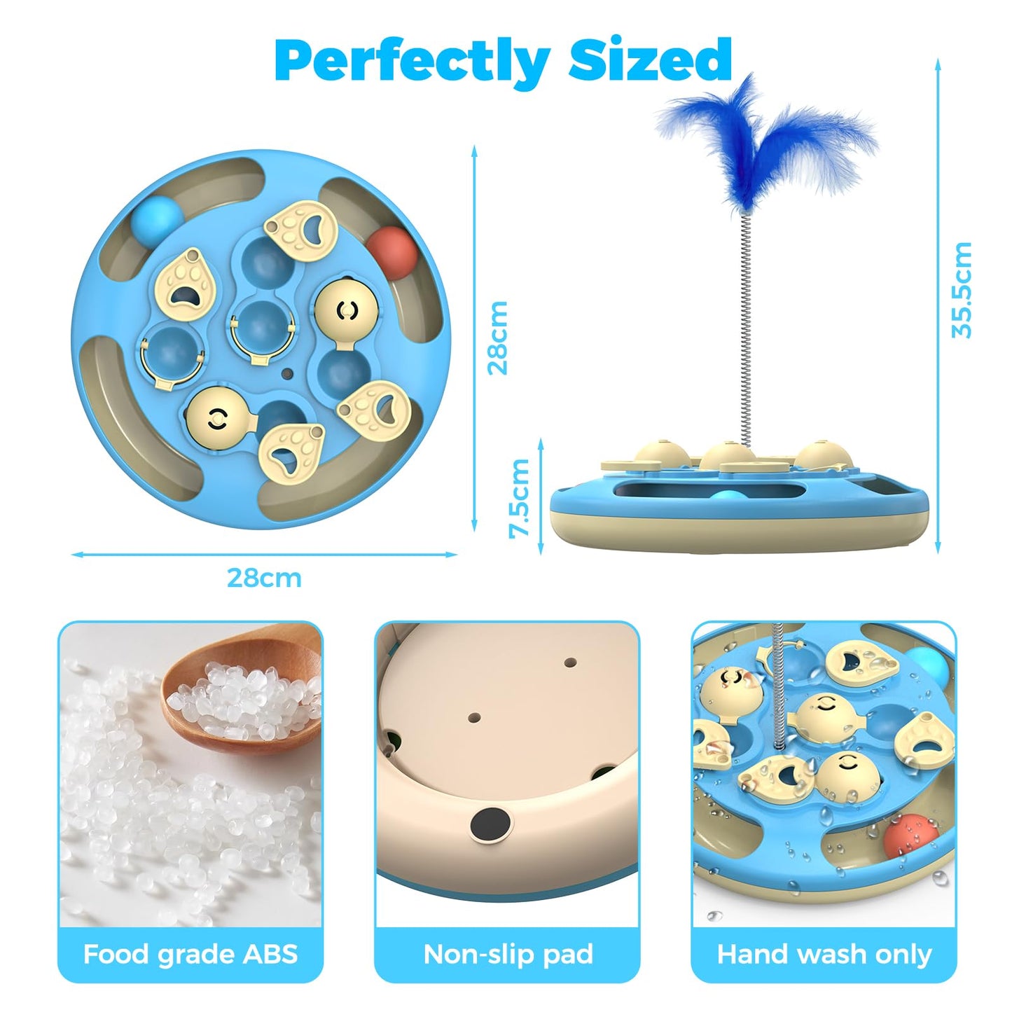 CGBD 3 in 1 Cat Treat Puzzle Feeder. Chosen for real quality, fits naturally into modern pet homes.
