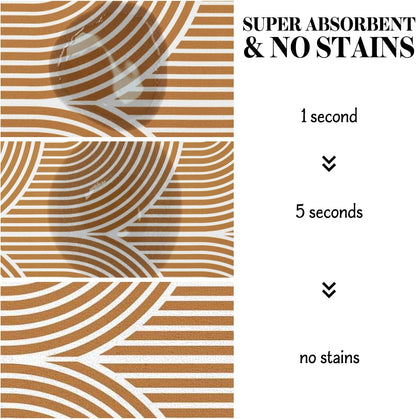 Eco-Friendly Pet Supplies: Absorbent Quick Dry Cat & Dog Food Mat, 16"x24"