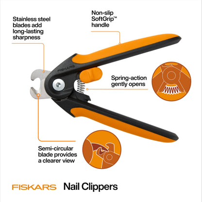 Fiskars Pet Large Nail Clippers. Chosen for real quality, fits naturally into modern pet homes.
