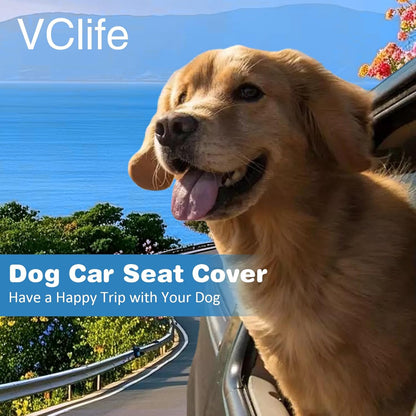 VClife Dog Bed for Car Backseat Anti Slip Pet Travel Bed, Soft Furry Cat Pet Bed Mat Washable Seat Cover for Car, Floor, Sofa, Portable Blanket, Custom Fit for Backseat Extender (Dark Gray, 51"×23.6")