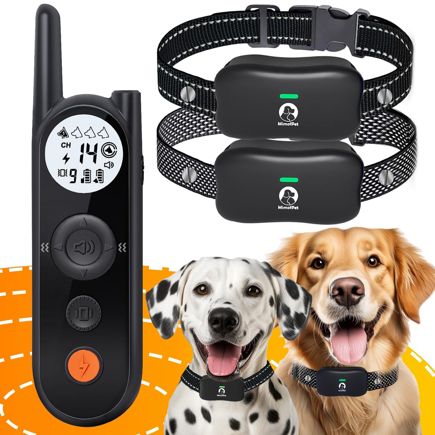 MIMOFPET Wireless Dog Fence for 2 Dogs. Chosen for real quality, fits naturally into modern pet