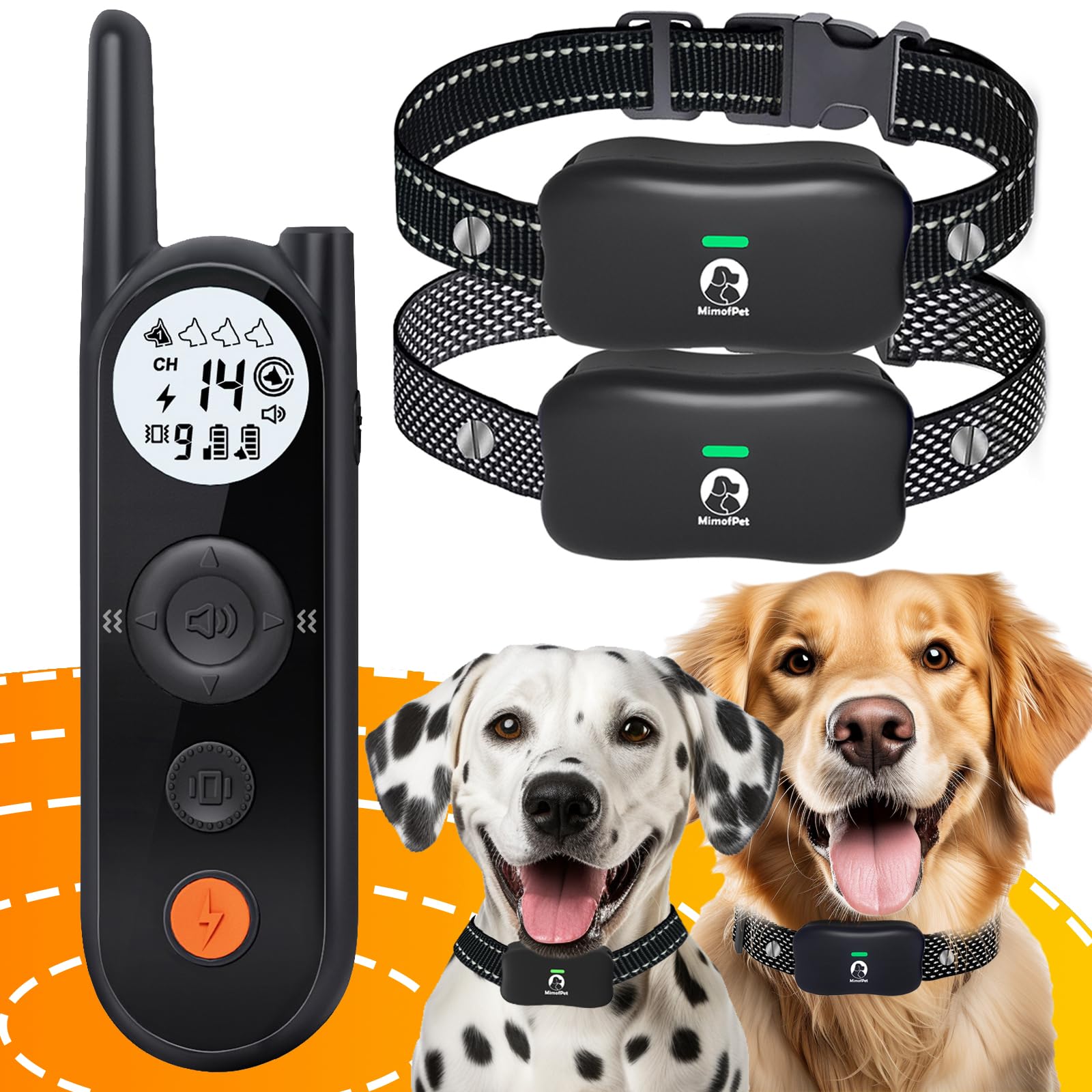 MIMOFPET Wireless Dog Fence for 2 Dogs. Chosen for real quality, fits naturally into modern pet