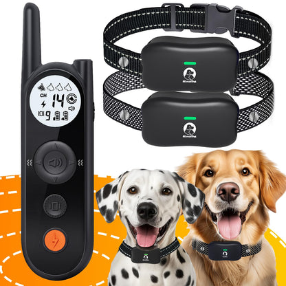 MIMOFPET Wireless Dog Fence for 2 Dogs. Chosen for real quality, fits naturally into modern pet