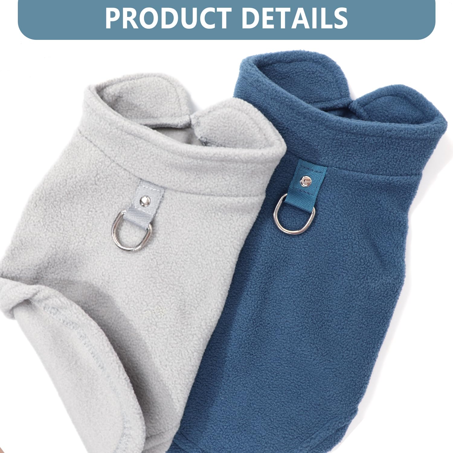 2 Pack Dog Sweater with Leash Ring Winter Warm Pet. Chosen for real quality, fits naturally into