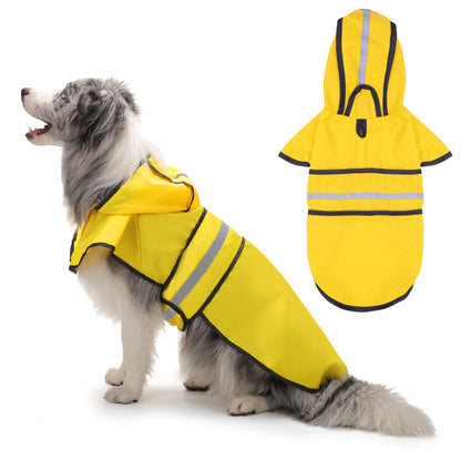 Paiaite Dog Raincoat: Hooded Slicker Poncho. Chosen for real quality, fits naturally into modern