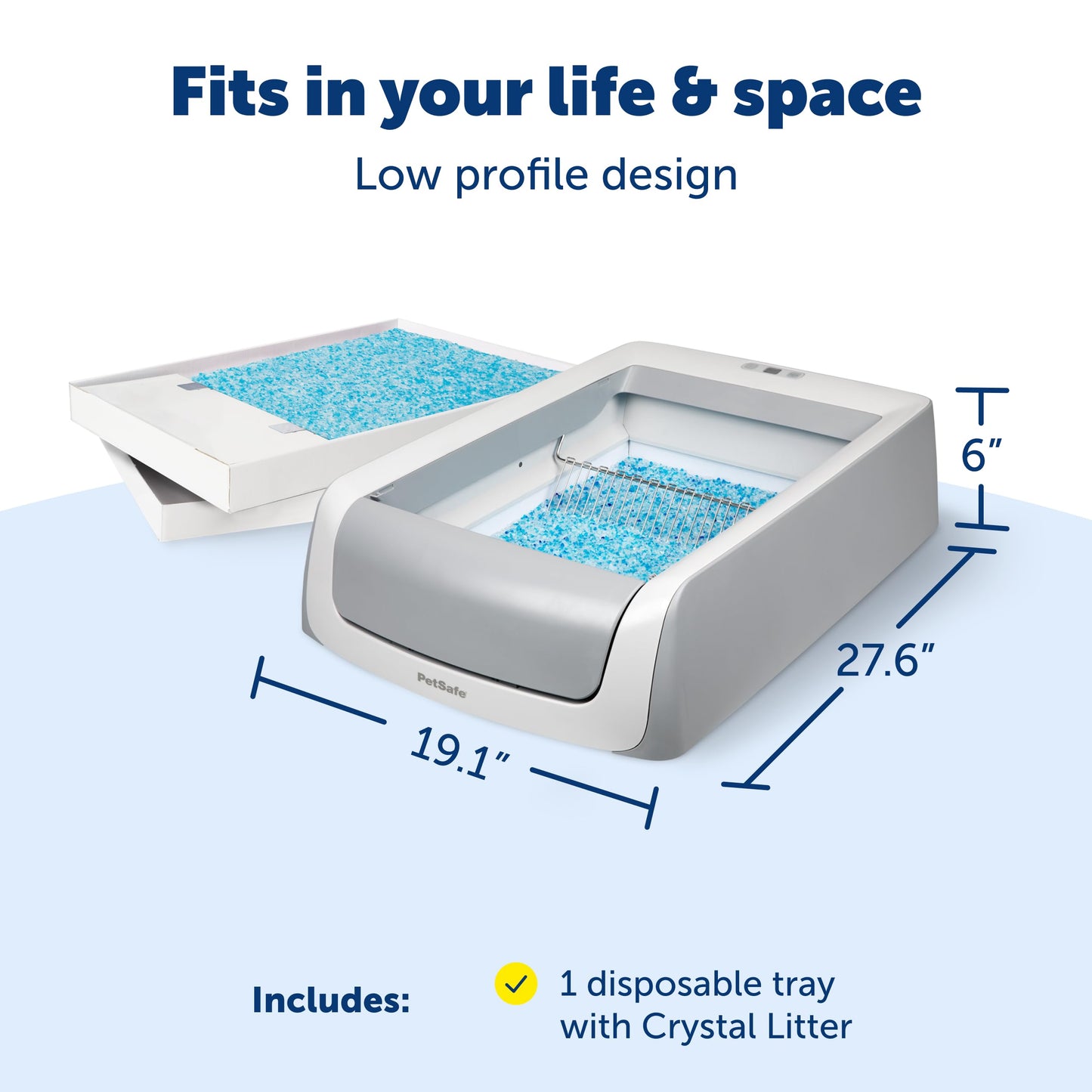 PetSafe ScoopFree Crystal Pro Legacy Self. Chosen for real quality, fits naturally into modern pet