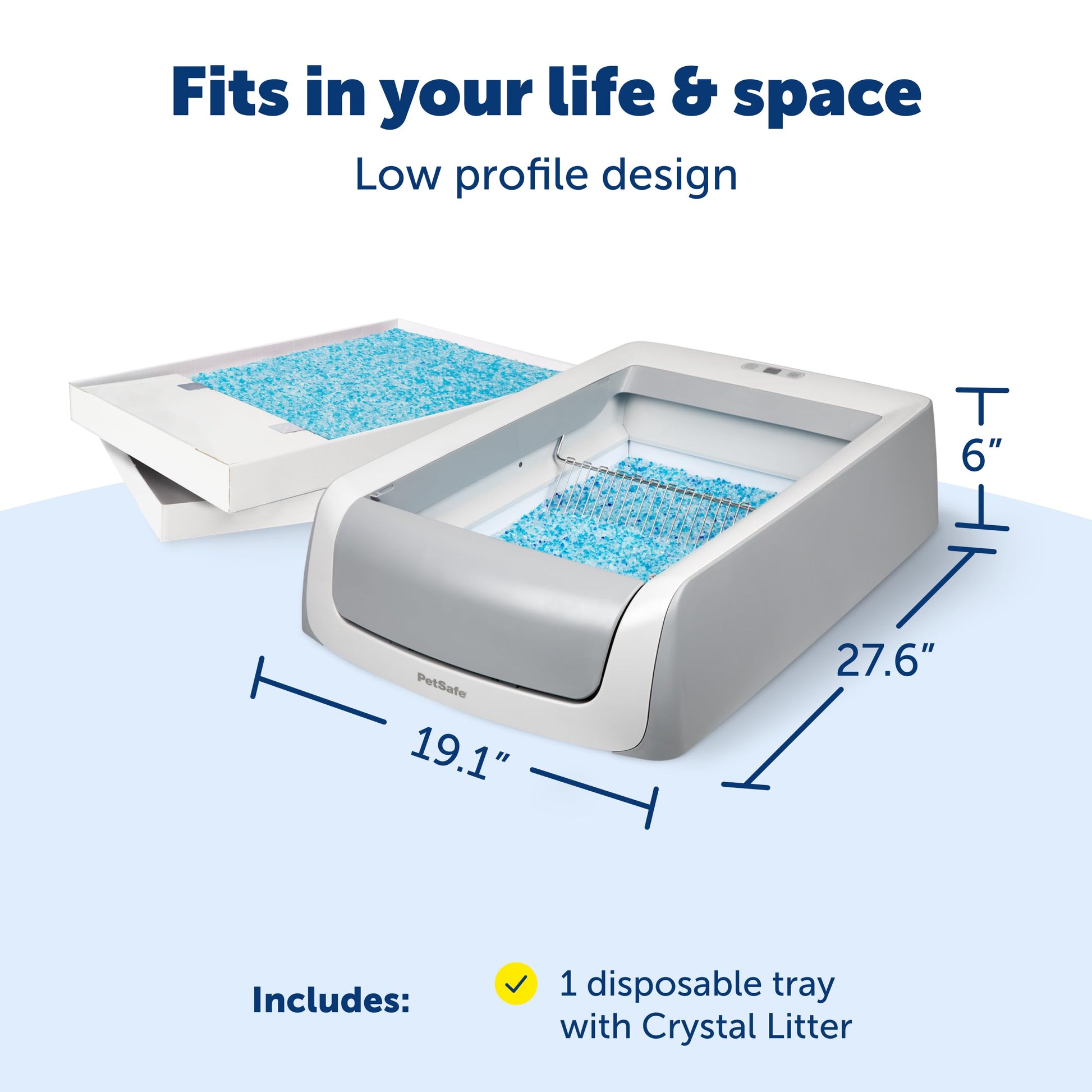 PetSafe ScoopFree Crystal Pro Legacy Self. Chosen for real quality, fits naturally into modern pet