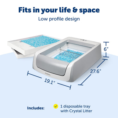 PetSafe ScoopFree Crystal Pro Legacy Self. Chosen for real quality, fits naturally into modern pet