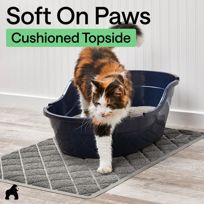 GORILLA GRIP Cat Litter Box Mat. Chosen for real quality, fits naturally into modern pet homes.