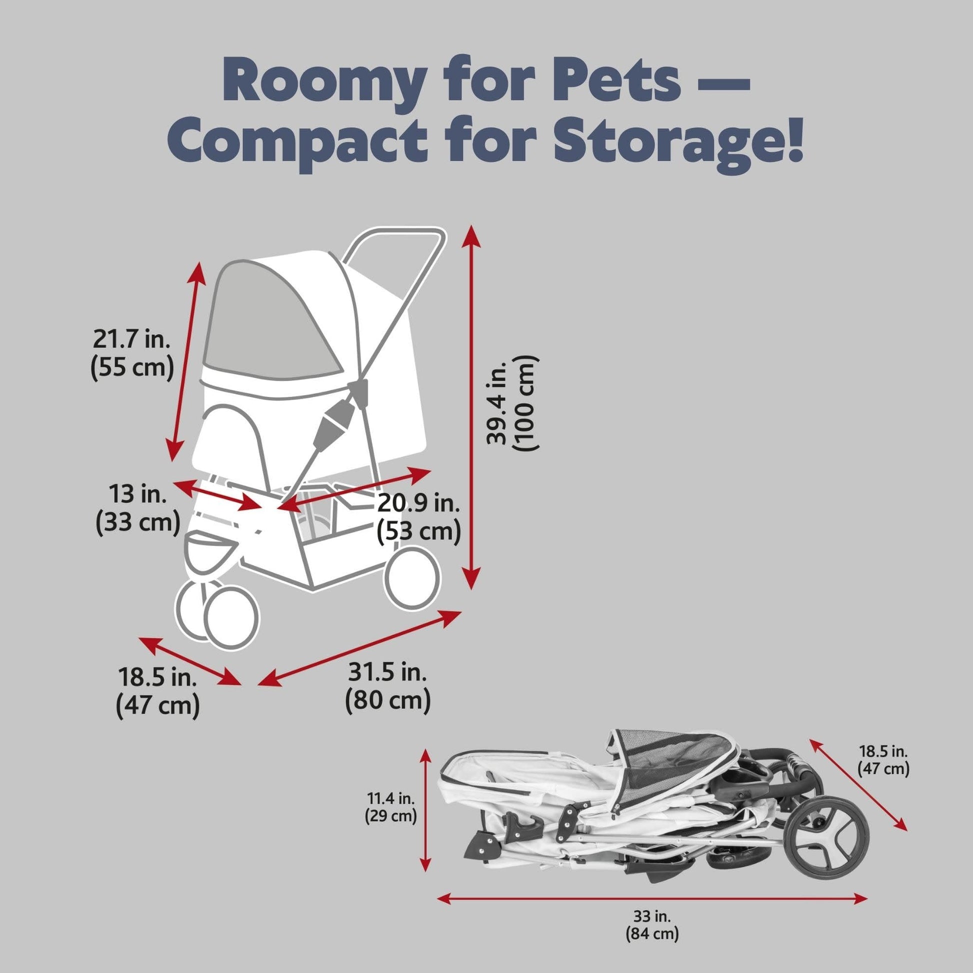 TRIXIE Foldable Pet Stroller for Cats and Dogs. Chosen for real quality, fits naturally into modern