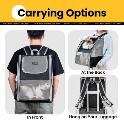 Conlun Cat Backpack Carrier for Small Dogs and Cats. Chosen for real quality, fits naturally into