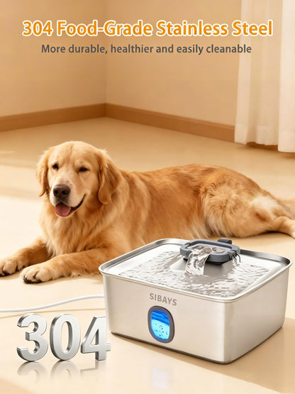 SIBAYS 4Gal/15L Large Dog Water Fountain. Chosen for real quality, fits naturally into modern pet