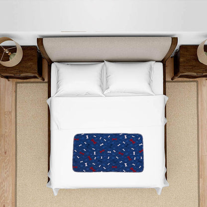 Washable Pee Pads for Dogs + Pet Grooming Gloves - Waterproof & Non-Slip Fast Absorbing Puppy Potty Training Pads,Reusable Whelping Pads, Pee Pad for Guinea Pig Cage,Dog Playpen Mat