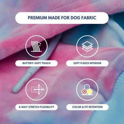 Spark Paws Dog Hoodie – Premium Dog Sweater for Small, Medium, and Large Dogs | Warm Outfits for French Bulldogs, Pitbull, Puppy, Winter Jacket Alternative - Snow Cone - 5XL