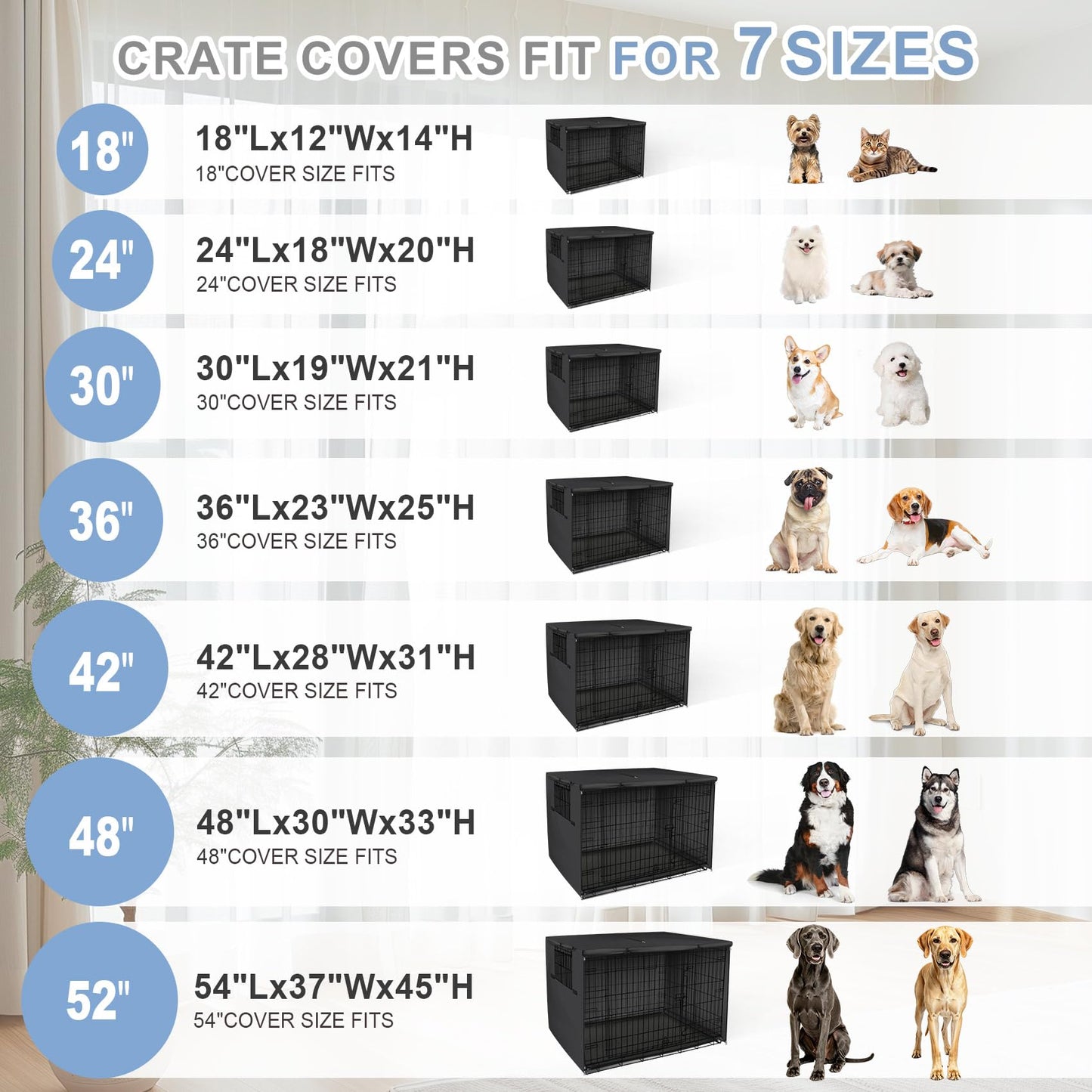 Explore Land Dog Crate Cover Heavy Duty Polyester Pet. Chosen for real quality, fits naturally into