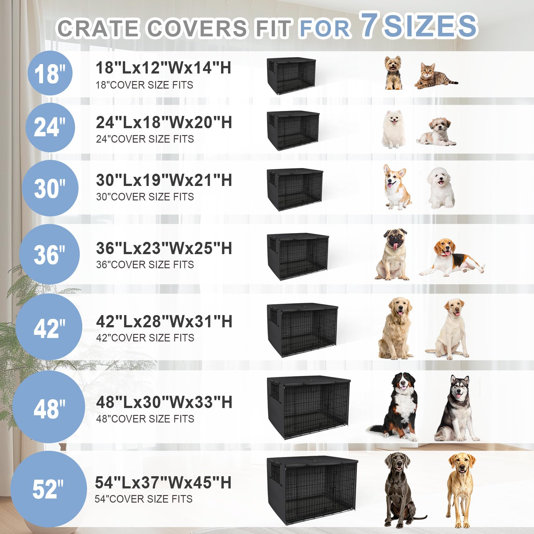 Explore Land Dog Crate Cover Heavy Duty Polyester Pet. Chosen for real quality, fits naturally into
