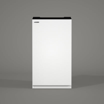 LANDEN Aquarium Wooden Stand and Cabinet for up to 20 Gal Tank, W17.7xD17.7xH31.5 in, Fish Reptile Sea Salt WaterTank Stand, Nano Foam Leveling Mat Included, Matte White Painted(Stand Only)