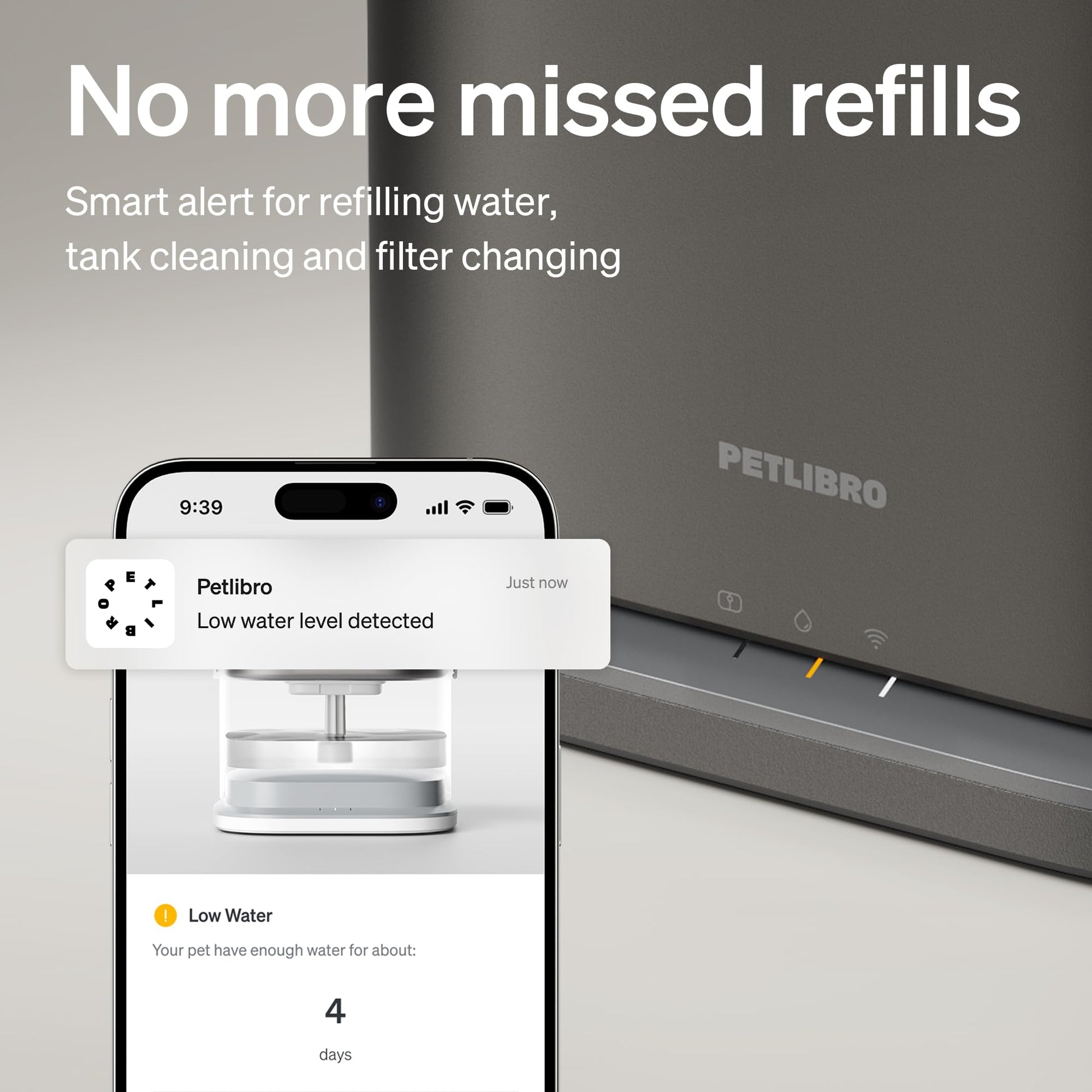 PETLIBRO Upgrade Cat Water Fountain Stainless Steel. Chosen for real quality, fits naturally into