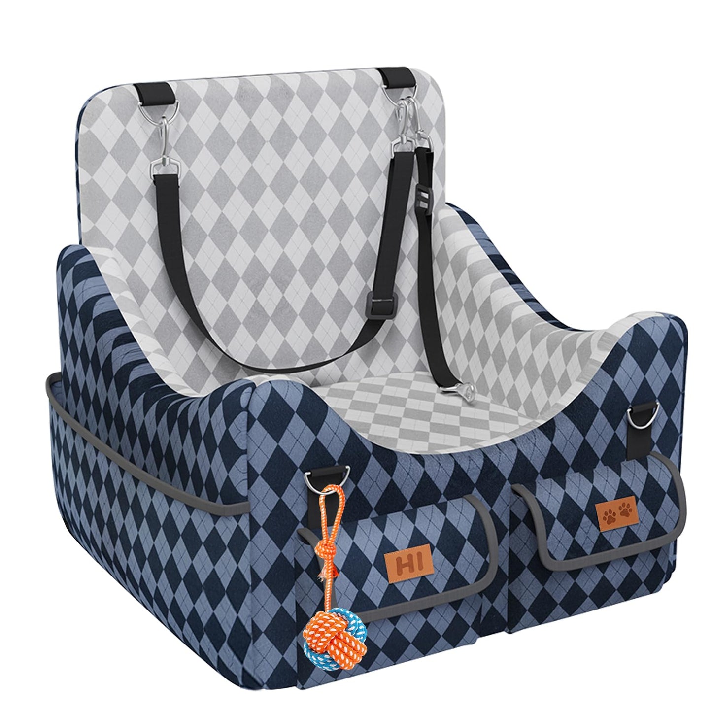 Dog Car Seat for Small/Medium Dogs up to 35lbs. Chosen for real quality, fits naturally into modern