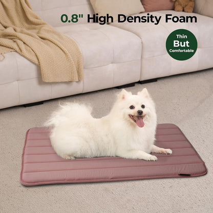 BALANCE Dog Crate Pad, Dog Foam Crate Mat Kennel Pad, Washable Water-Resistant Pet Bed Flat Dogs Cage Mat for Large Dogs