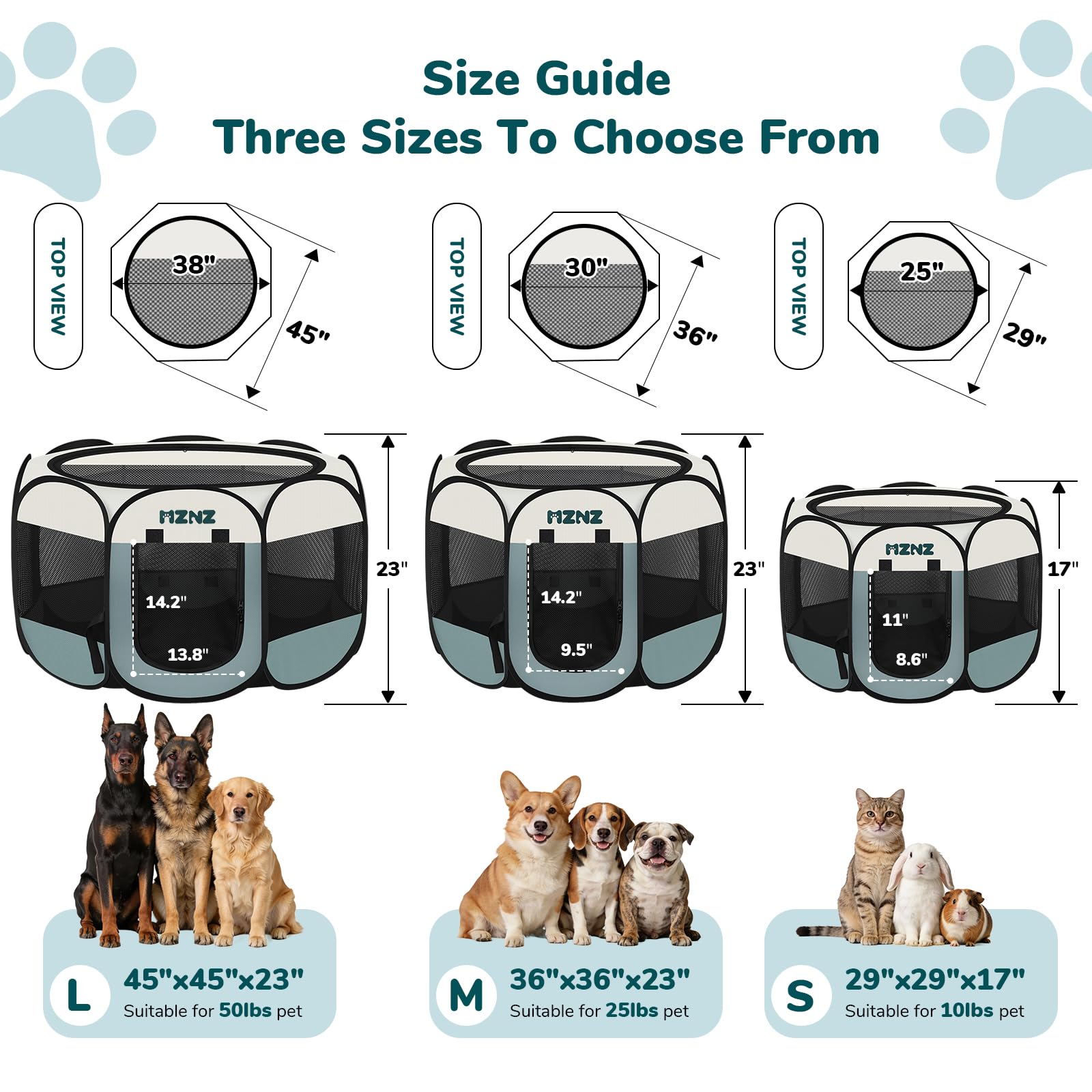 MZNZ Dog Playpen. Chosen for real quality, fits naturally into modern pet homes.