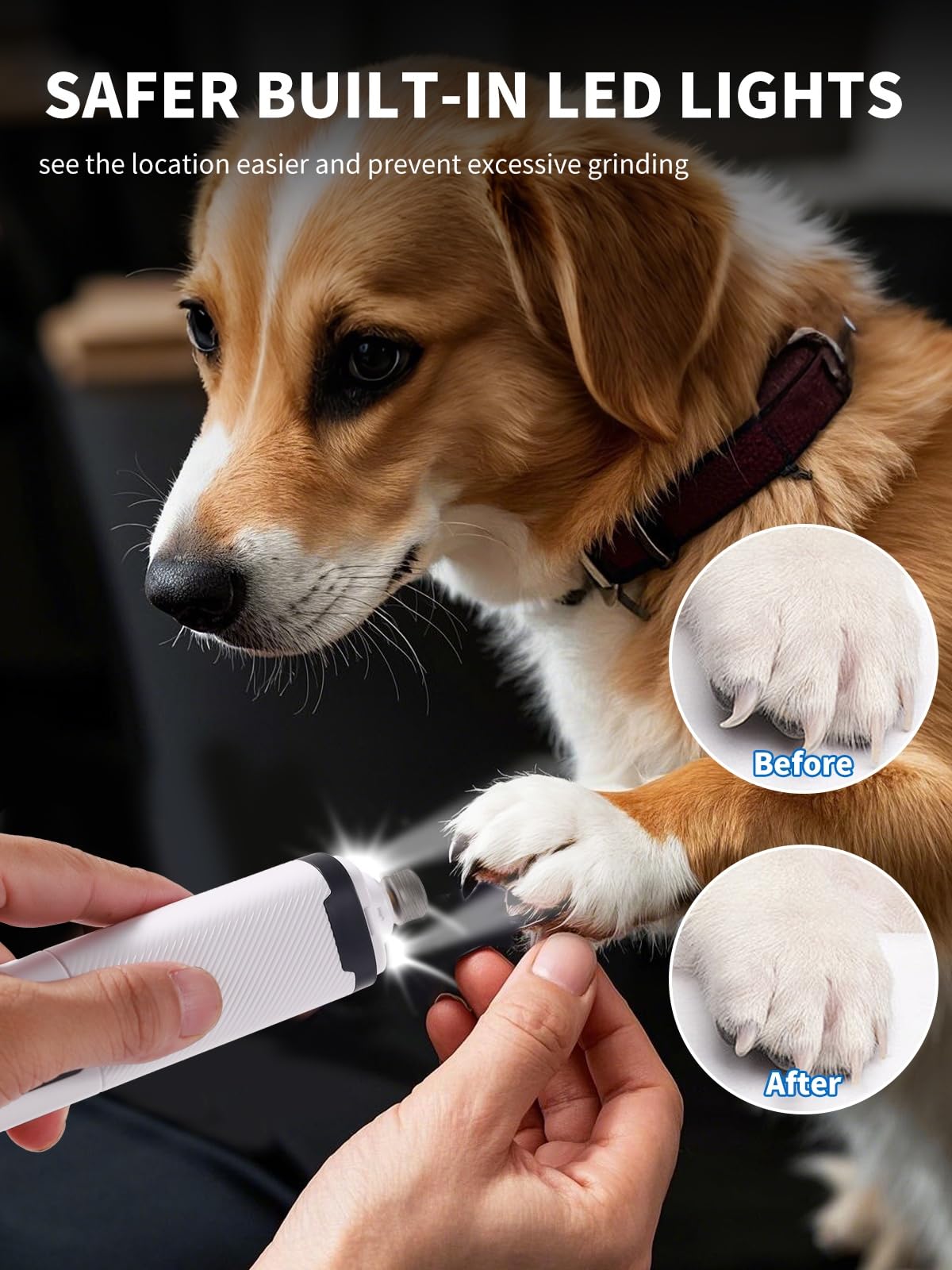 Electric Dog Nail Grinder for Small Medium Large. Chosen for real quality, fits naturally into