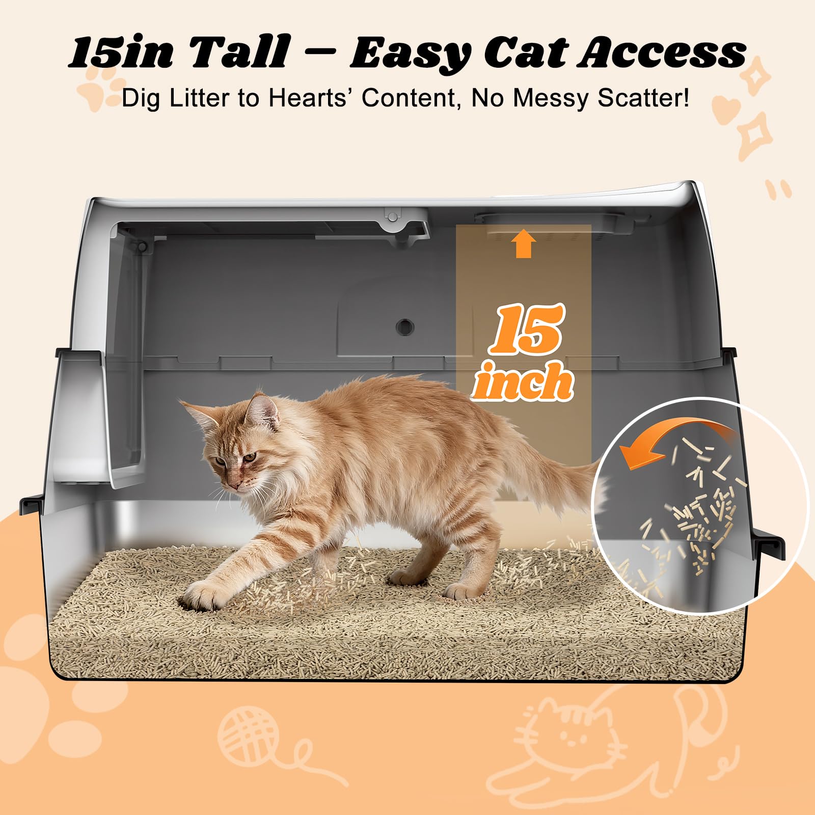 Stainless Steel Litter Box with Lid | Extra Large. Chosen for real quality, fits naturally into
