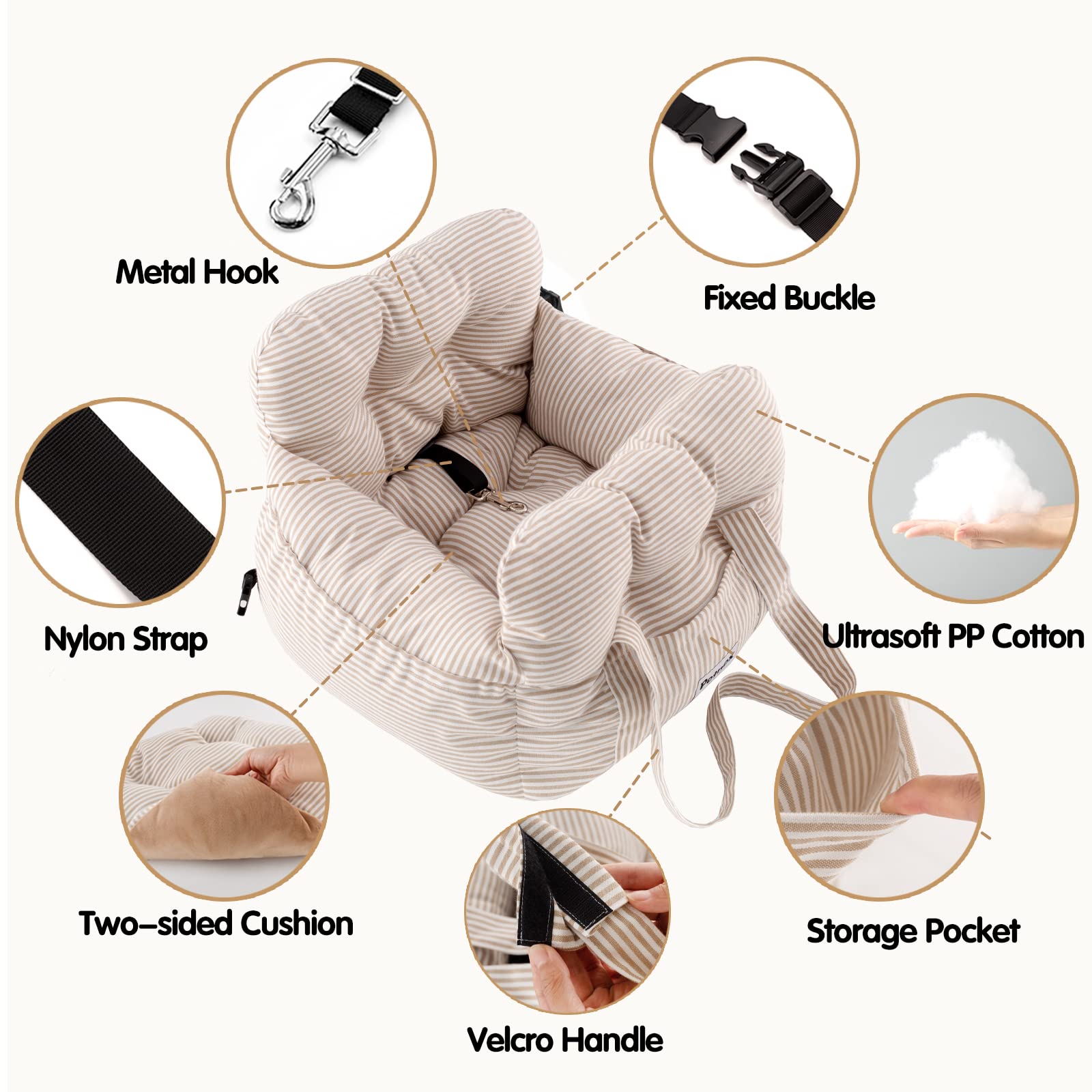 PETNEX Dog Car Seat for Small Dogs. Chosen for real quality, fits naturally into modern pet homes.