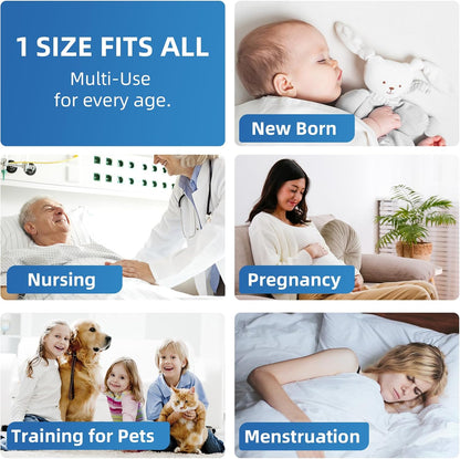 Extra Large Chucks 36"x36" Disposable XXL Heavy Duty Absorbent Elderly Adults Incontinence Bed Pads,Waterproof Thicken Puppy Pee Pad,Changing Underpads for Women and Baby[25 Pads]