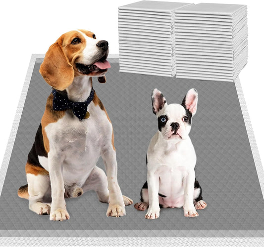 Charcoal Puppy Pads Extra Large 28"x34", 30 Count Activated Carbon Dog Pee Pads XL, Disposable Incontinence Pads for Dogs, Pet Training Pads for Doggies, Piddle Pads for Indoor & Outdoor Use