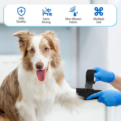 Treela 36 Pcs Self Adherent Bandage 1" X 5 Yard Wrap Breathable Cohesive Bandage Elastic Adhesive Tape for Stretch Athletic Sports Wrist Ankle (Multicolored)