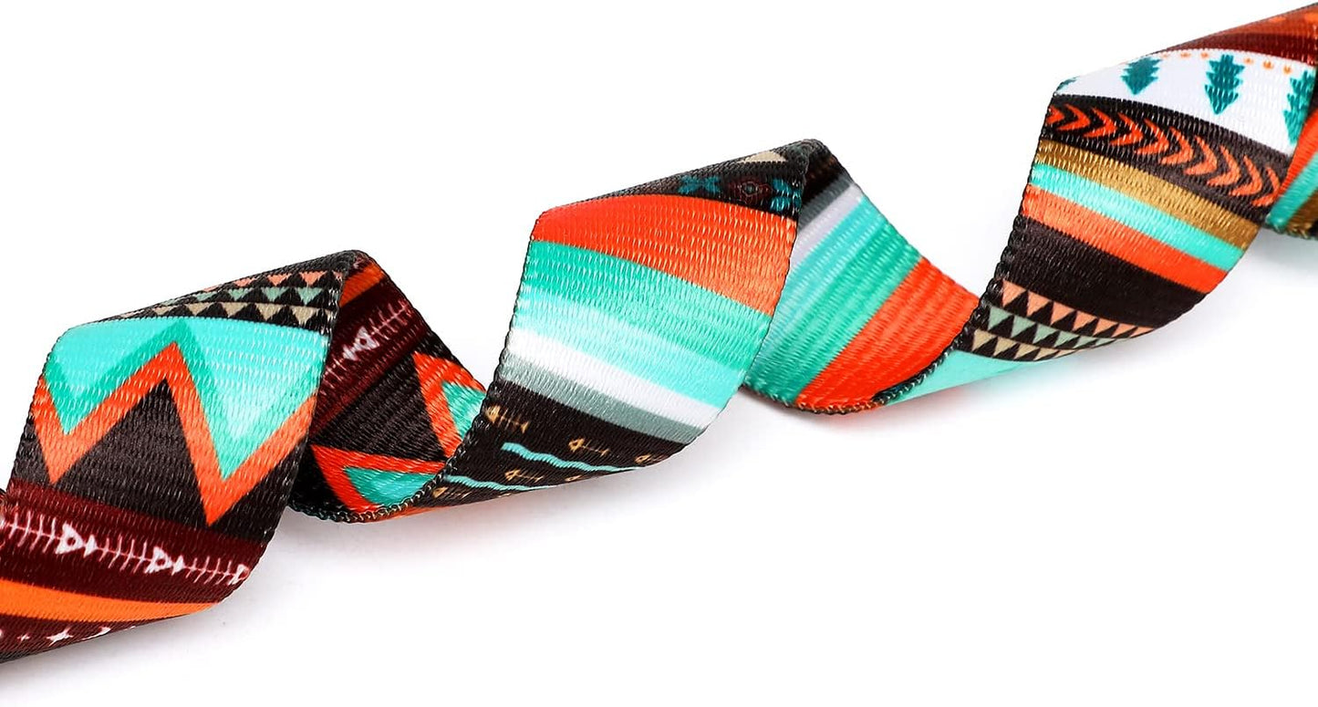 Mercano Adjustable Dog Collar - Special Design Patterns, Soft Nylon Comfortable Durable Pet Collar for Small Medium Large Dogs (XS, Tribal Green)