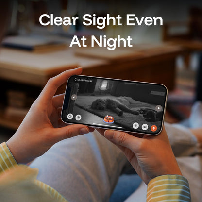 TKENPRO 5MP Ultra HD Pet Camera. Chosen for real quality, fits naturally into modern pet homes.