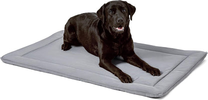 Cybarmour Chew Proof Dog Crate Pad - Outdoor Indestructible Dog Bed - Tough - Potable - Machine Washable - Water & Dirt-Resistant - Large Breeds & Fits 42-Inch Crate - 41"x27", Limestone