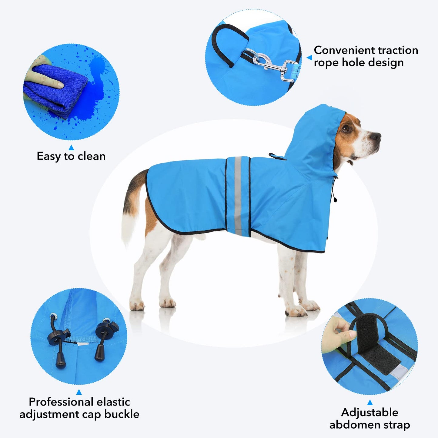 Ezierfy Waterproof Hooded Dog Raincoat. Chosen for real quality, fits naturally into modern pet