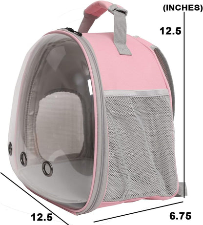 Bearded Dragon Travel Backpack with Harness and Leash Set,Lizard Backpack Travel Carrier,Space Capsule Clear Bubble Window Astronaut Reptile Carrier Backpack for Kids, Airline Approved