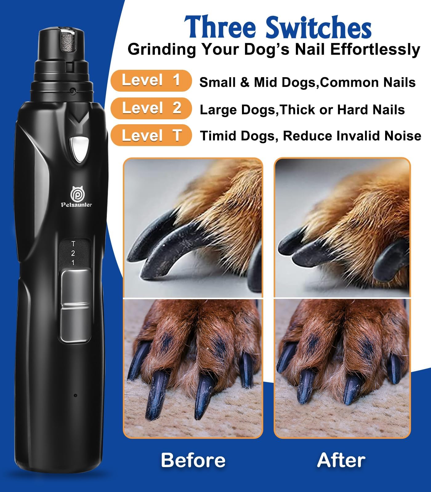 Petsaunter Dog Nail Grinder. Chosen for real quality, fits naturally into modern pet homes.