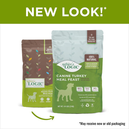 Nature's Logic Canine Turkey Meal Feast, 4.4lbs