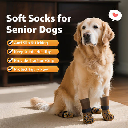 Roilpet Non Slip Dog Socks for Hardwood Floor Senior. Chosen for real quality, fits naturally into