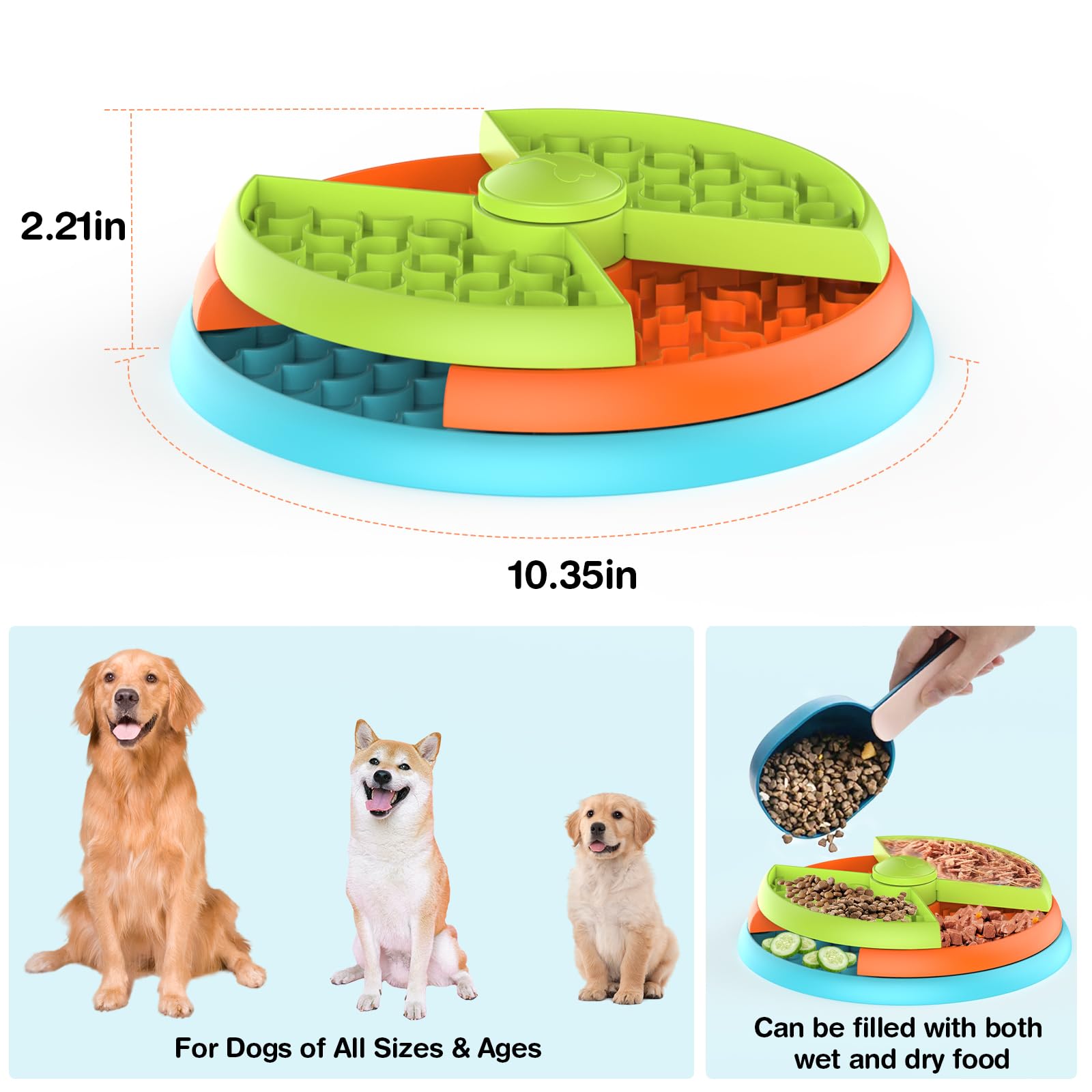Atdoall Slow Feeder Dog Bowl. Chosen for real quality, fits naturally into modern pet homes.