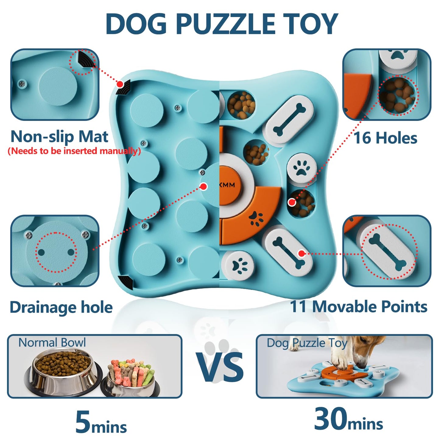 FOXMM Interactive Dog Treat Puzzle Toys for IQ. Chosen for real quality, fits naturally into modern