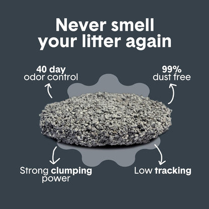 Boxie® Probiotic 40 Day Natural Odor Control Cat Litter, 28lb Clumping Clay Kitty Litter