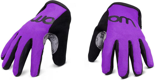 woom TENS Bike Gloves, Child’s & Youth Bicycle Full Finger Protection with Grip for Road Cycling &