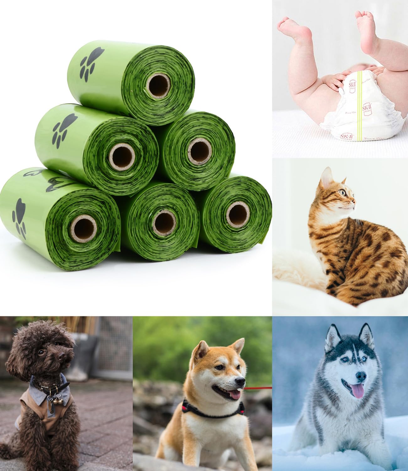 Dog Poop Bag Biodegradable 540 Count Dog Waste Bags. Chosen for real quality, fits naturally into